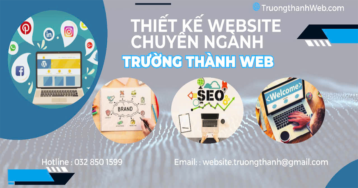 Thiết kế website tại Trường Thành Web